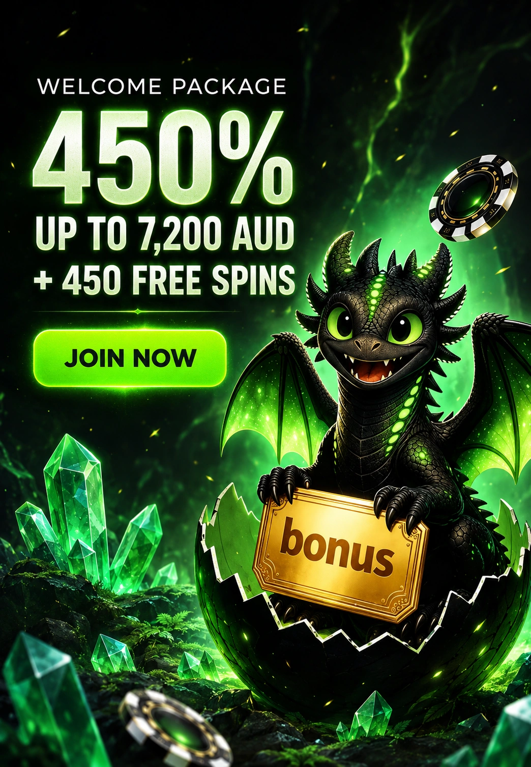 Drakaris Casino affiliate landing preview